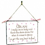 Gran Hanging Vintage Style Design Plaque